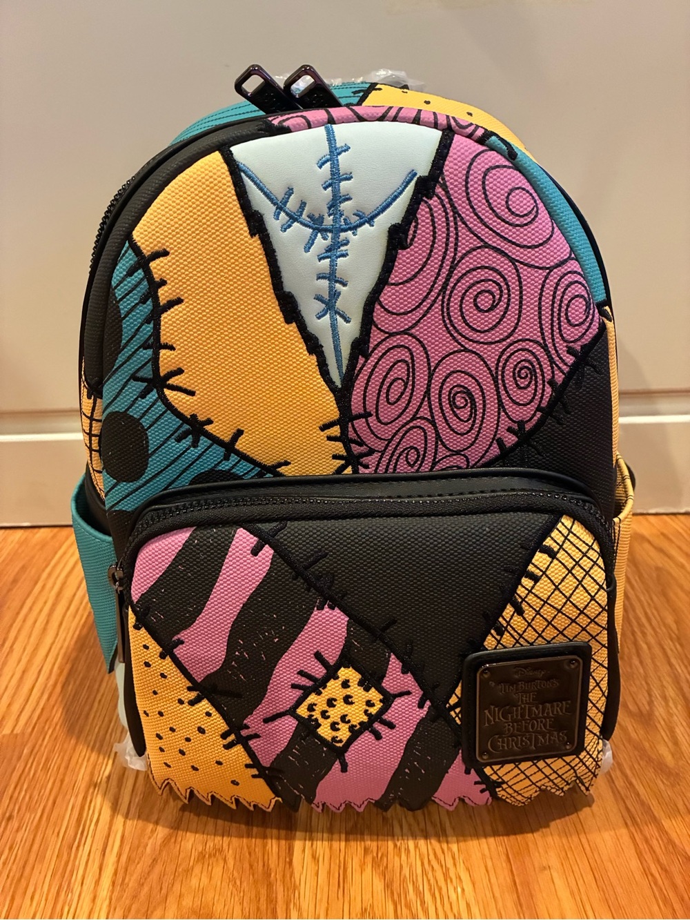 New The Nightmare Before Christmas Patchwork Kids Mini Backpack - Multicolor